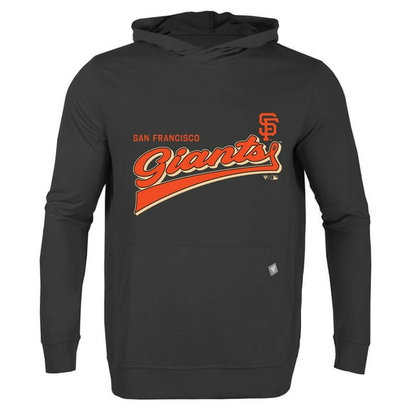 Men's Levelwear  Black San Francisco Giants  Relay 2.0 Retro Pullover Hoodie