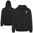 thumbnail image 1 of Men's Levelwear Black Seattle Mariners Uphill Oversized Full-Zip Hoodie, 1 of 4