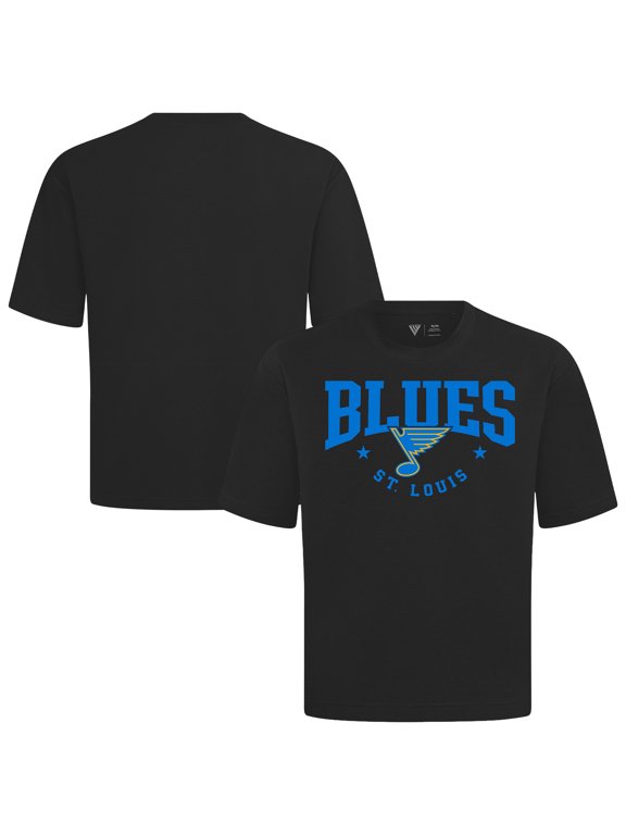 Men's Levelwear Black St. Louis Blues Luxe Signature Knit T-Shirt