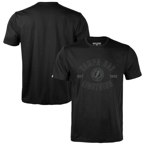 Men's Levelwear Black Tampa Bay Lightning Richmond Abyssal-T-Shirt