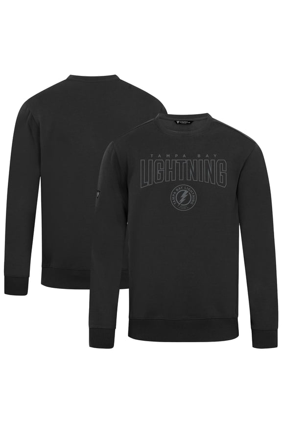 Men's Levelwear Black Tampa Bay Lightning Zane Darkmoon Pullover Sweatshirt