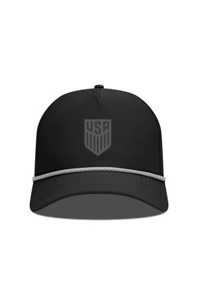 Men's Levelwear Black USMNT Gordon Rope Adjustable Hat