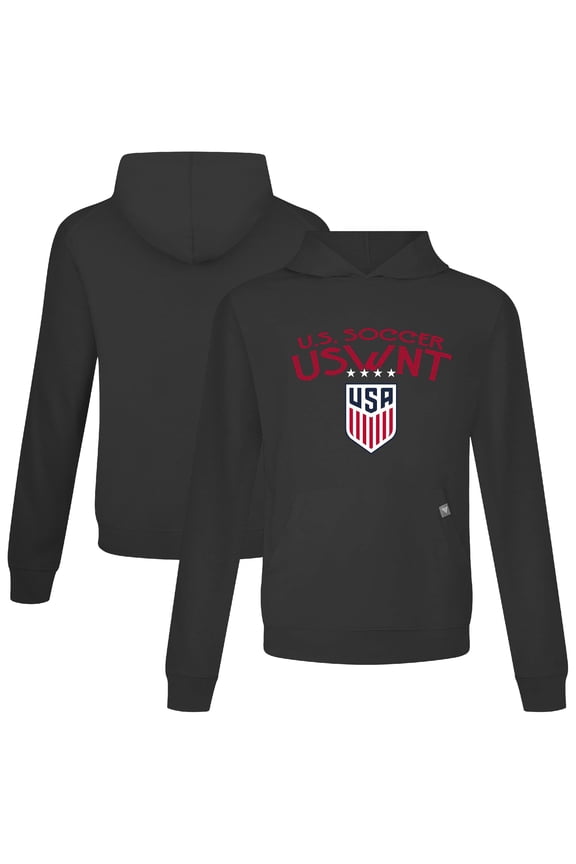 Men's Levelwear Black USWNT Relay Mission Pullover Hoodie