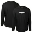 thumbnail image 1 of Men's Levelwear Black Winnipeg Jets Oscar City Capsule Long Sleeve T-Shirt, 1 of 3