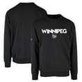 thumbnail image 1 of Men's Levelwear Black Winnipeg Jets Zane City Capsule Pullover Sweatshirt, 1 of 3