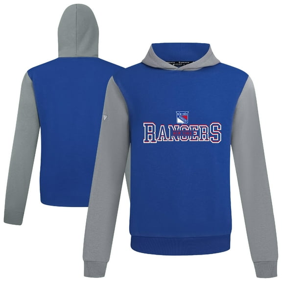Men's Levelwear Blue/Gray New York Rangers Ultimate Journey Pullover Hoodie