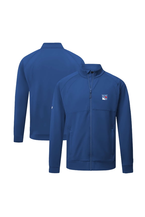 Men's Levelwear Blue New York Rangers Form Insignia Core Full-Zip Jacket