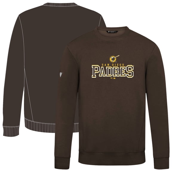 Men's Levelwear  Brown San Diego Padres Zane Journey Sweatshirt