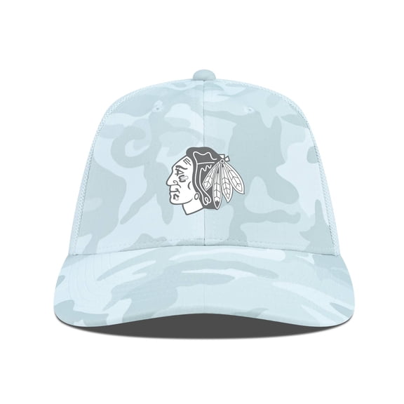 Men's Levelwear Camo Chicago Blackhawks Clash Slate & Snow Meshback Flex Hat