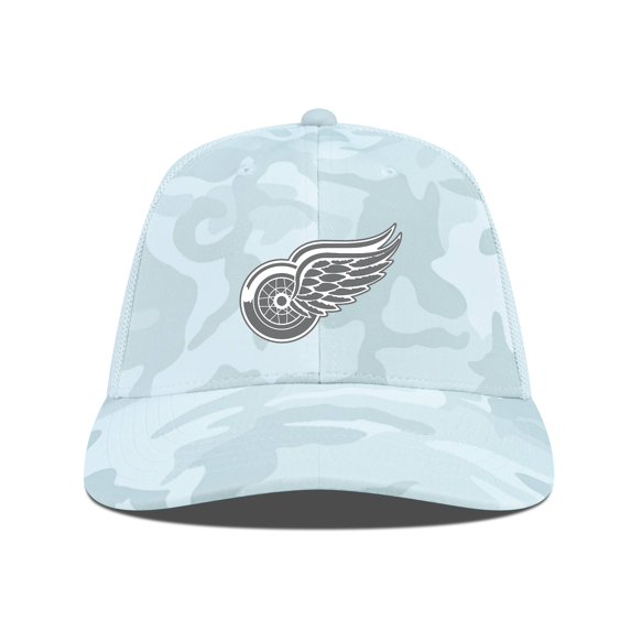 Men's Levelwear Camo Detroit Red Wings Clash Slate & Snow Meshback Flex Hat
