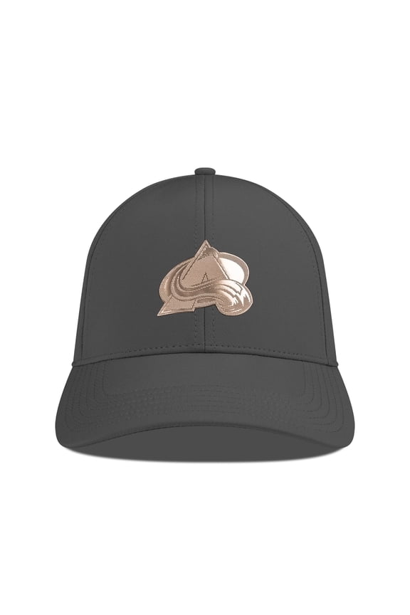 Men's Levelwear Charcoal Colorado Avalanche Ascend Copper Insignia Vented Adjustable Hat
