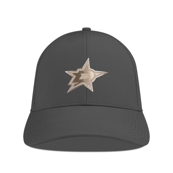 Men's Levelwear Charcoal Dallas Stars Ascend Copper Insignia Vented Adjustable Hat