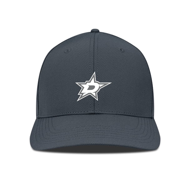 Men's Levelwear Charcoal Dallas Stars Rise Slate & Snow Structured Flex Hat