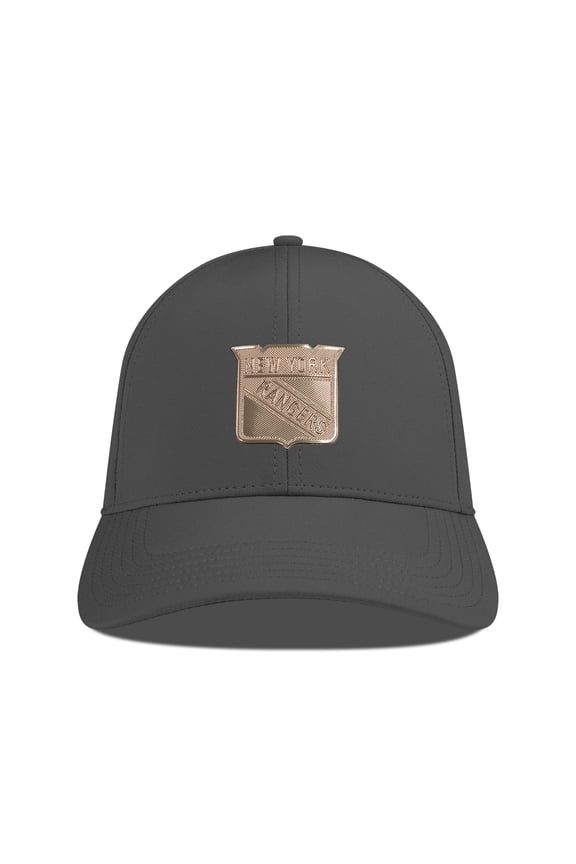 Men's Levelwear Charcoal New York Rangers Ascend Copper Insignia Vented Adjustable Hat