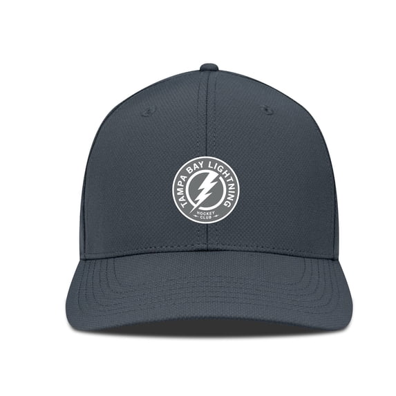 Men's Levelwear Charcoal Tampa Bay Lightning Rise Slate & Snow Structured Flex Hat