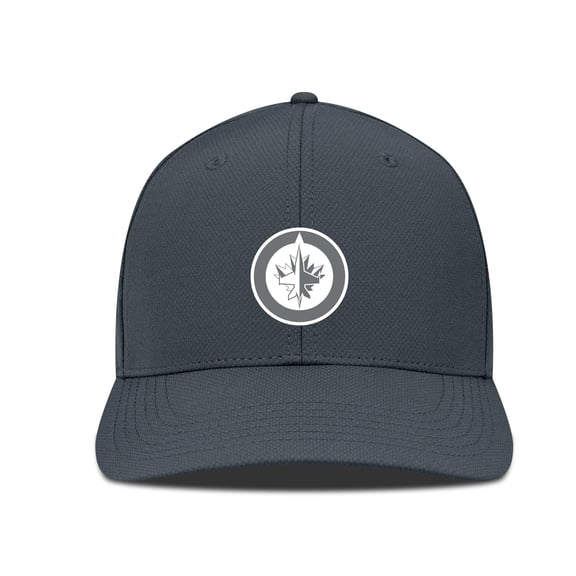 Men's Levelwear Charcoal Winnipeg Jets Rise Slate & Snow Structured Flex Hat