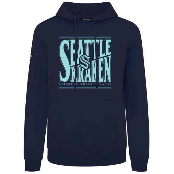 Men's Levelwear Deep Sea Blue Seattle Kraken Podium Powerhouse Pullover Hoodie