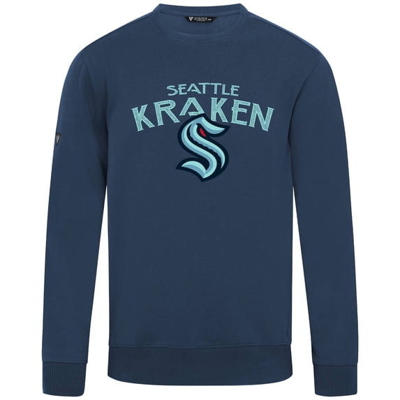 Men's Levelwear Deep Sea Blue Seattle Kraken Zane Mission Sweatshirt