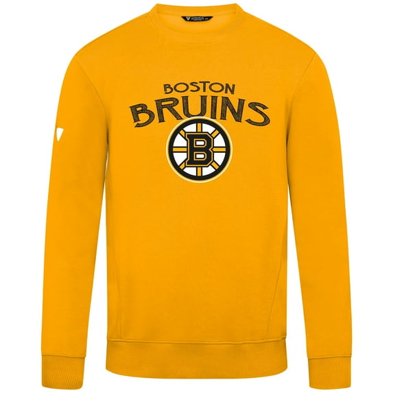 Men's Levelwear Gold Boston Bruins Zane Mission Sweatshirt