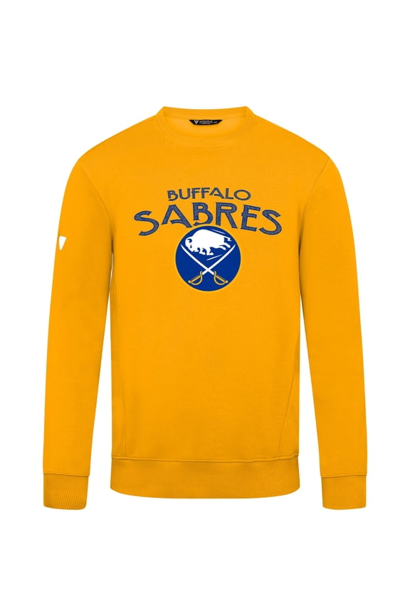 Men's Levelwear Gold Buffalo Sabres Zane Mission Sweatshirt