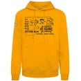 thumbnail image 1 of Men's Levelwear  Gold Pittsburgh Penguins Podium Campaign Pullover Hoodie, 1 of 1