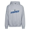 thumbnail image 1 of Men's Levelwear Gray Buffalo Sabres Contact Premier 2.0 Pullover Hoodie, 1 of 1