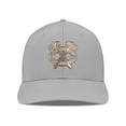 thumbnail image 1 of Men's Levelwear Gray Chicago Blackhawks Rise Copper Insignia Flex Hat, 1 of 3