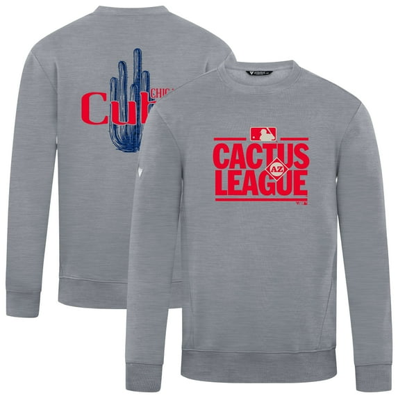 Men's Levelwear Gray Chicago Cubs 2025 Spring Training Zane Pullover Sweatshirt