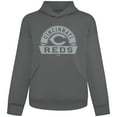 thumbnail image 1 of Men's Levelwear Gray Cincinnati Reds Luxe Signature Banner Arch Tri-Blend Hoodie, 1 of 1