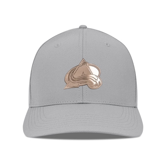 Men's Levelwear Gray Colorado Avalanche Rise Copper Insignia Flex Hat
