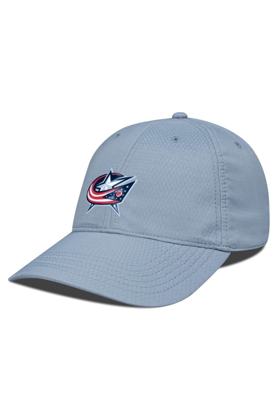 Men's Levelwear Gray Columbus Blue Jackets Matrix Adjustable Hat