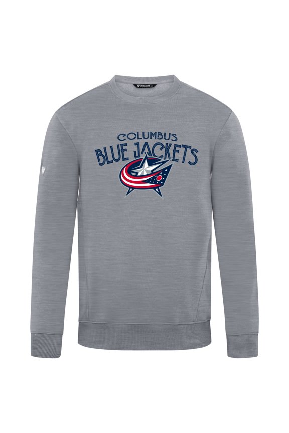 Men's Levelwear Gray Columbus Blue Jackets Zane Mission Sweatshirt