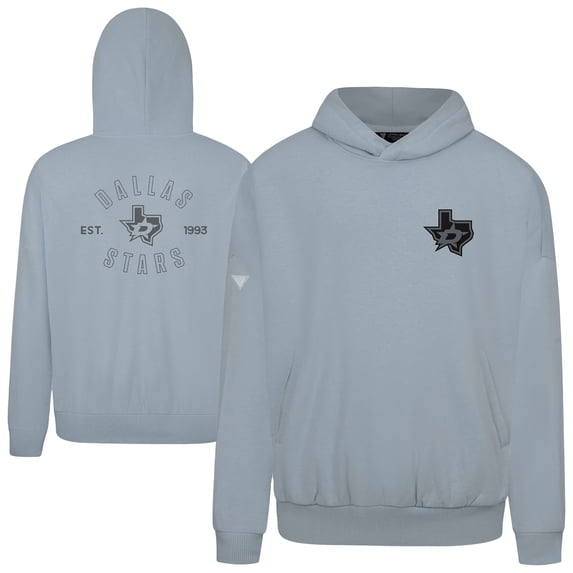 Men's Levelwear Gray Dallas Stars Contact Nightfall Pullover Hoodie