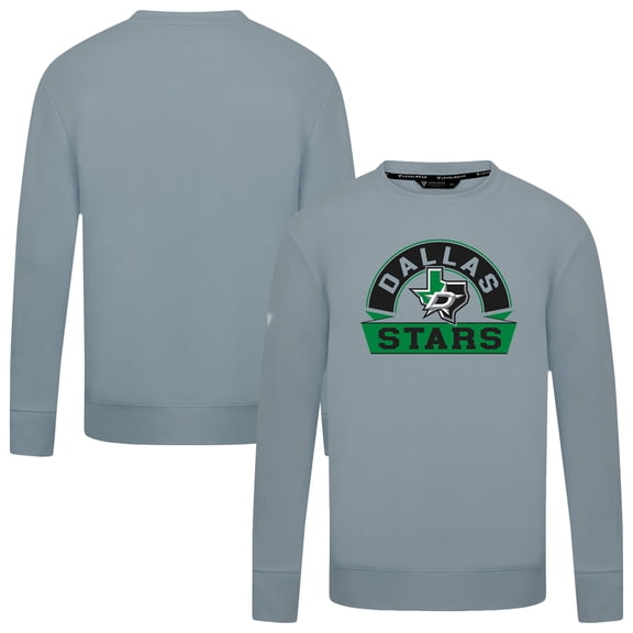Men's Levelwear Gray Dallas Stars Mandate Banner Arch Pullover