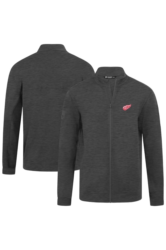 Men's Levelwear  Gray Detroit Red Wings Alec Full-Zip Jacket