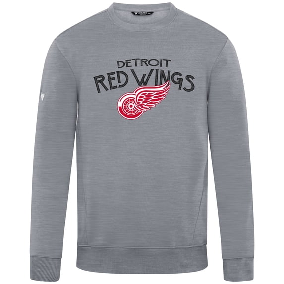 Men's Levelwear Gray Detroit Red Wings Zane Mission Sweatshirt