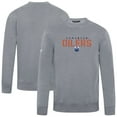 thumbnail image 1 of Men's Levelwear Gray Edmonton Oilers Zane Carve Pullover Sweatshirt, 1 of 3