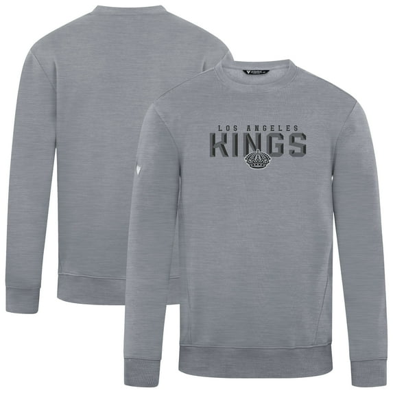 Men's Levelwear Gray Los Angeles Kings Zane Carve Pullover Sweatshirt