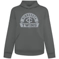 thumbnail image 1 of Men's Levelwear Gray Minnesota Twins Luxe Signature Banner Arch Tri-Blend Hoodie, 1 of 1