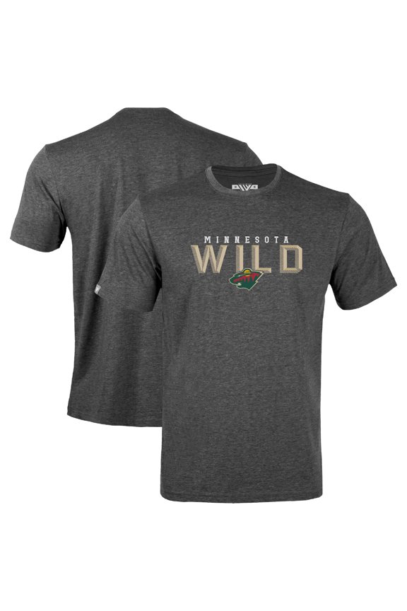 Men's Levelwear Gray Minnesota Wild Richmond Carve T-Shirt