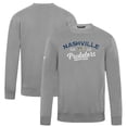 thumbnail image 1 of Men's Levelwear Gray Nashville Predators Zane Ice Wall Pullover Sweatshirt, 1 of 3