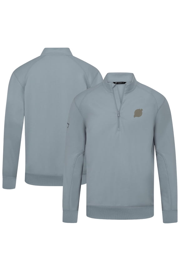 Men's Levelwear Gray New Jersey Devils Copper Upright Quarter-Zip Pullover