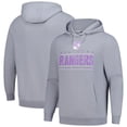 thumbnail image 1 of Men's Levelwear Gray New York Rangers Hockey Fights Cancer Pulsar Off Season Tri-Blend Pullover Hoodie, 1 of 3