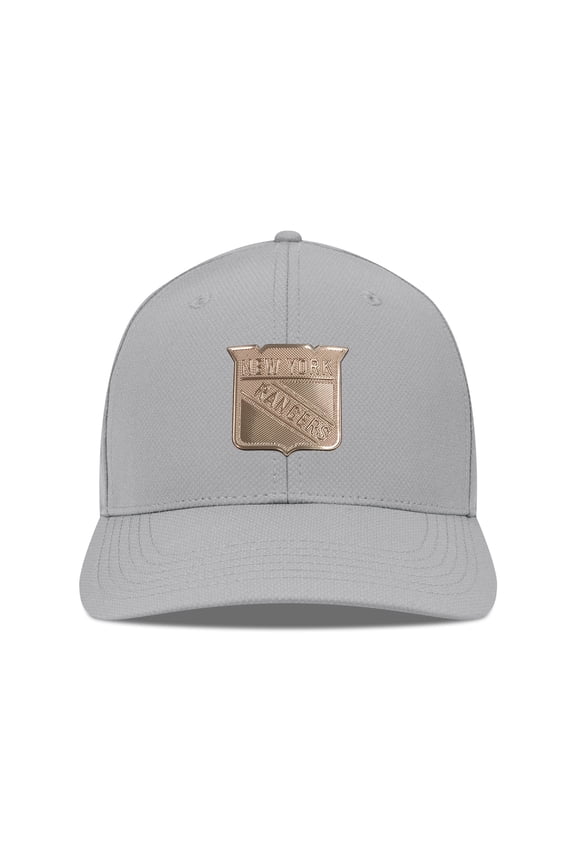 Men's Levelwear Gray New York Rangers Rise Copper Insignia Flex Hat