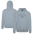 thumbnail image 1 of Men's Levelwear Gray New York Yankees Contact Darkmoon Pullover Hoodie, 1 of 3