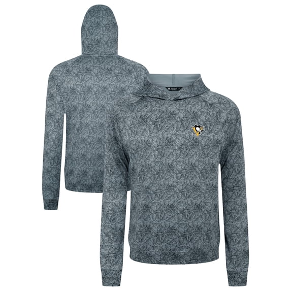 Men's Levelwear Gray Pittsburgh Penguins Albatross Raglan Pullover Hoodie