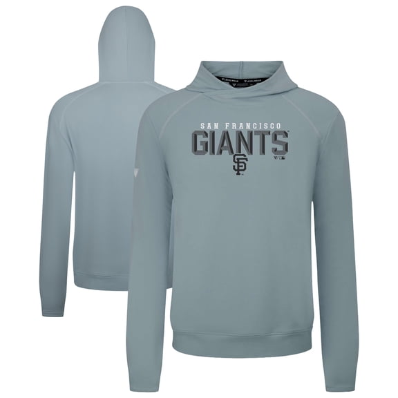Men's Levelwear Gray San Francisco Giants Mandate Carve Tri-Blend Hoodie