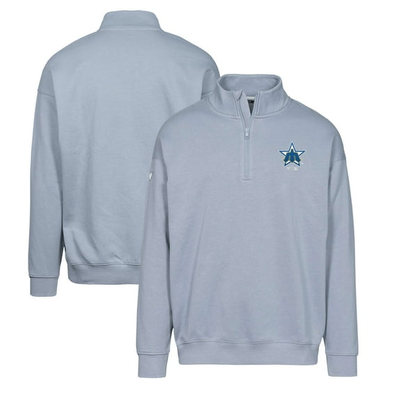 Men's Levelwear Gray Seattle Mariners Murray Core Logo Quarter-Zip Pullover Top