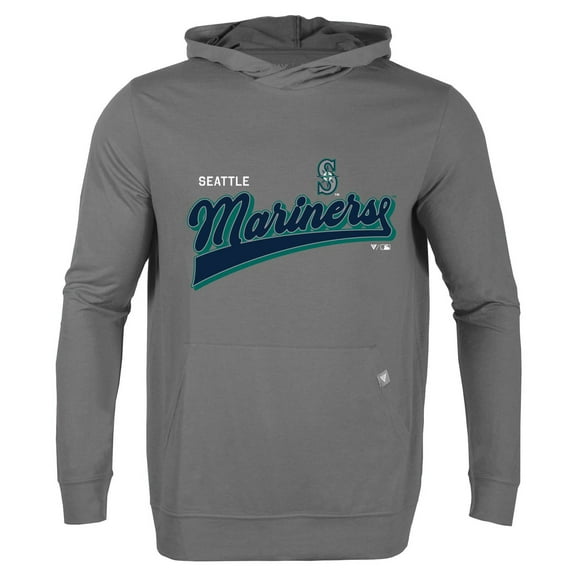 Men's Levelwear  Gray Seattle Mariners  Relay 2.0 Retro Pullover Hoodie