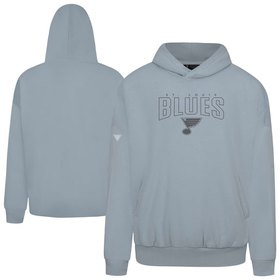 Men's Levelwear Gray St. Louis Blues Contact Darkmoon Pullover Hoodie